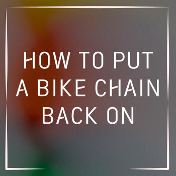 how to put a bike chain back on