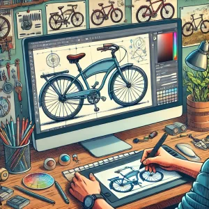 How Can I Use Software to Draw a Bicycle